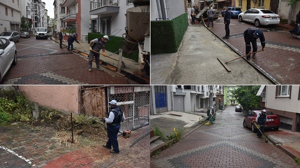 Gmk Bulvarı Kaldırım Yenileme Çalışması